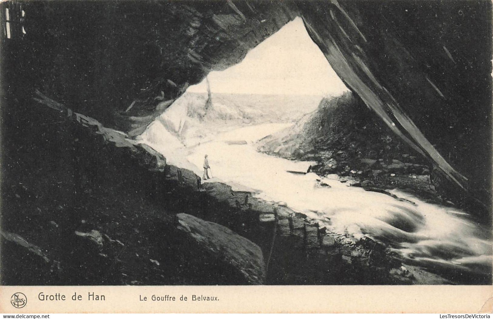 BELGIQUE - Grotte De Han - Le Gouffre De Belvaux - Carte Postale Ancienne - Rochefort