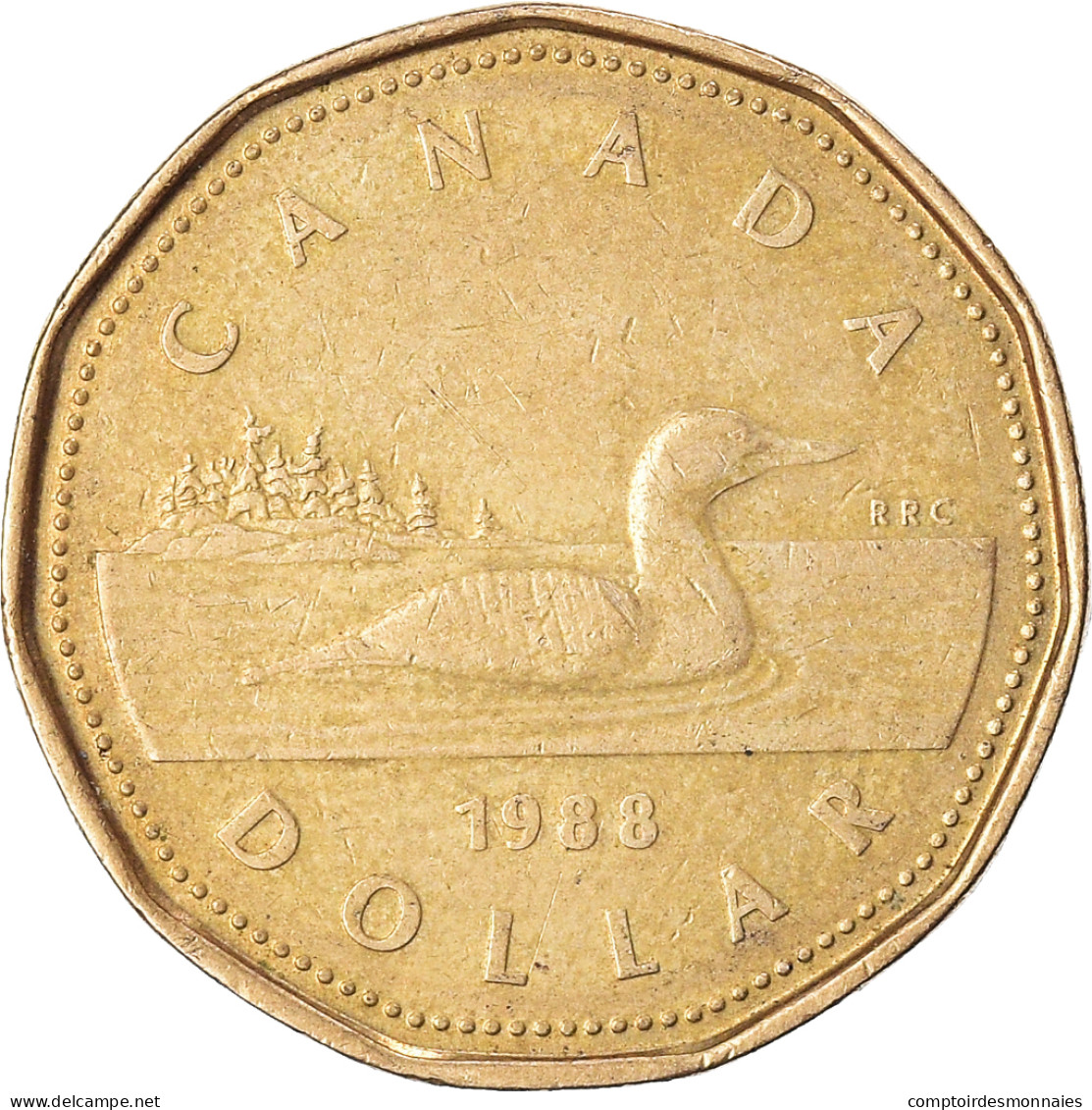 Monnaie, Canada, Dollar, 1988 - Canada