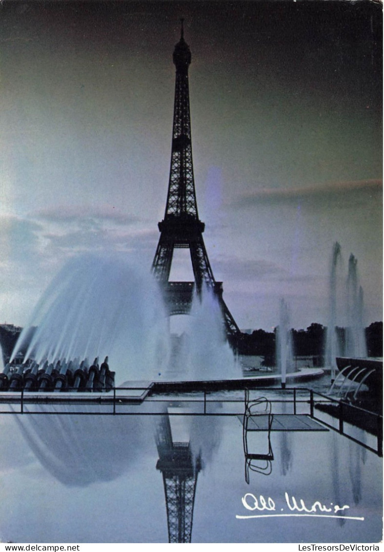 FRANCE - Paris - Les Fontaines Du Trocadéro Et La Tour Eiffel - Carte Postale - Eiffelturm