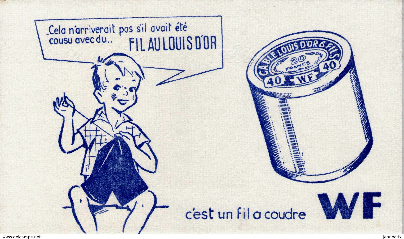 Buvard - Fil Au Louis D'or WF Pour Couture - Autres & Non Classés