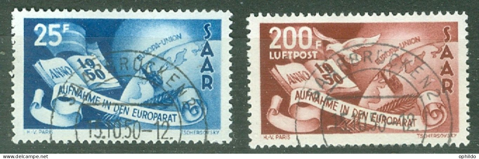 Sarre  Yvert  PA 13 Et Poste 277   Ob  TB   - Usati