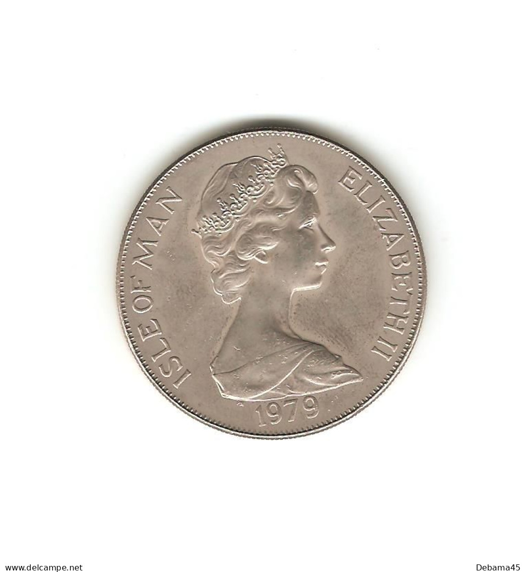 623/ ILE DE MAN : Elizabeth II : 1 Crown 1979 (copper-nickel - 28,52 Grammes) Millénnium Of Tynwald, W. Hillory - Isle Of Man