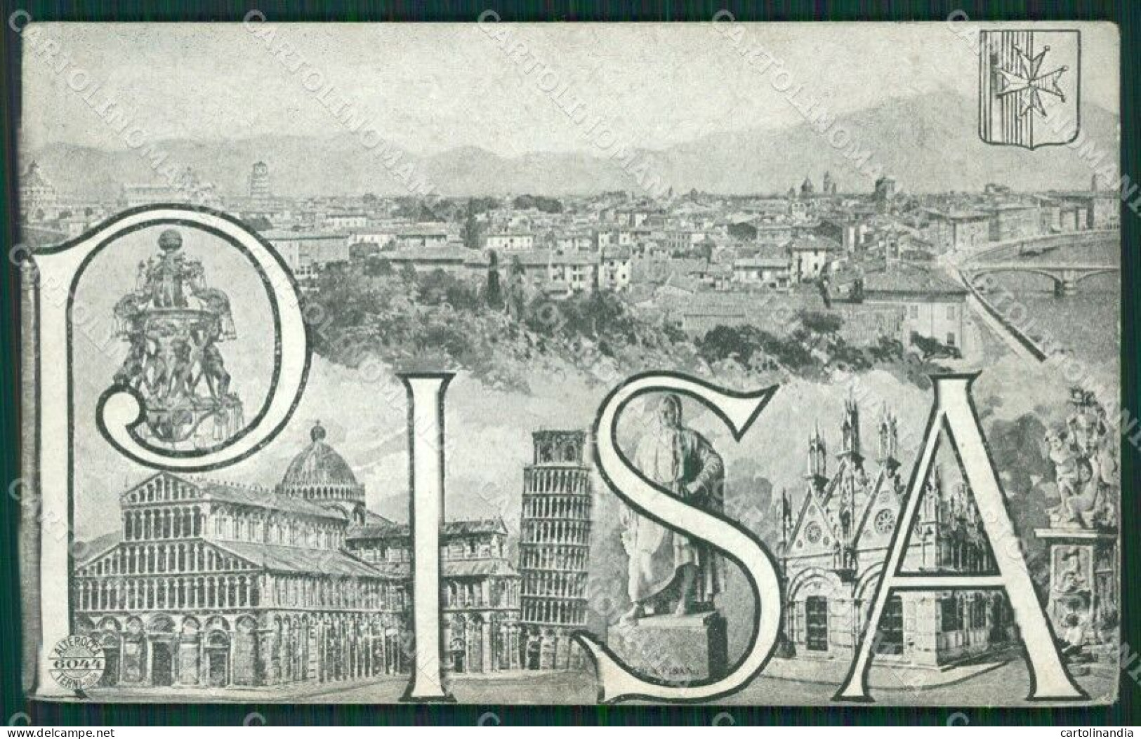 Pisa Città Saluti Da Alterocca 6044 Cartolina KV6151 - Pisa