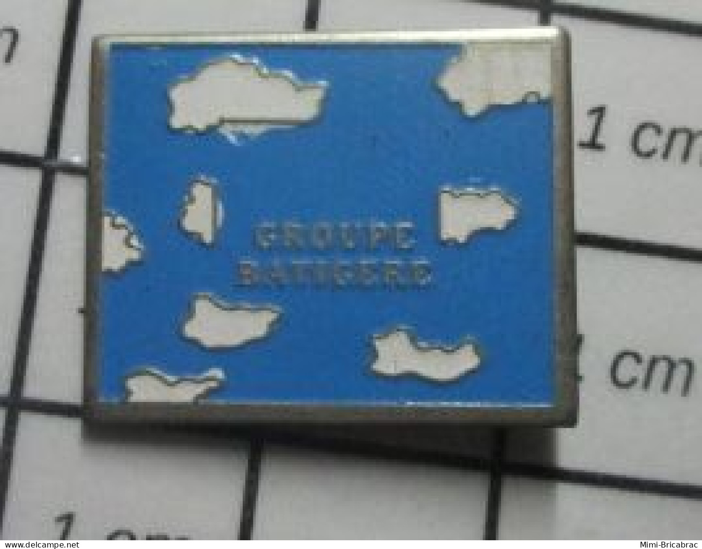 412F Pin's Pins / Beau Et Rare : MARQUES / CIEL BLEU AVeC DES NUAGES GROUPE BATIGERE - Trademarks