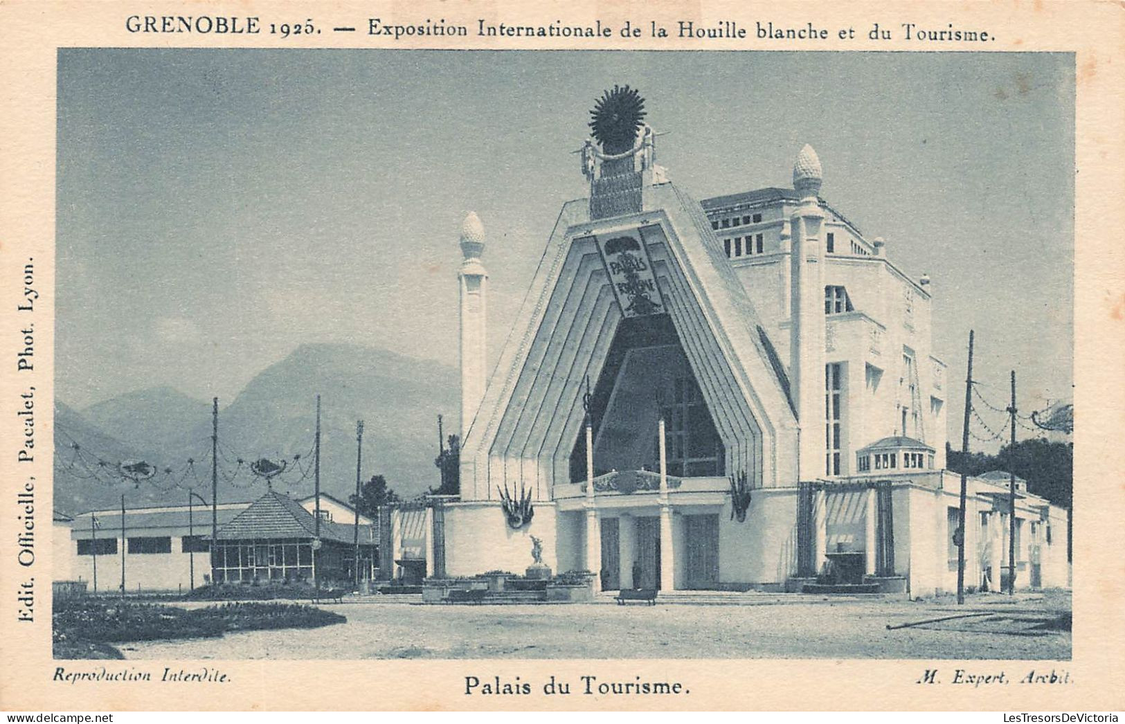 FRANCE - Grenoble - Vue Sur Le Palais Du Tourisme - Exposition Internationale - Vue Générale -Carte Postale Ancienne - Grenoble