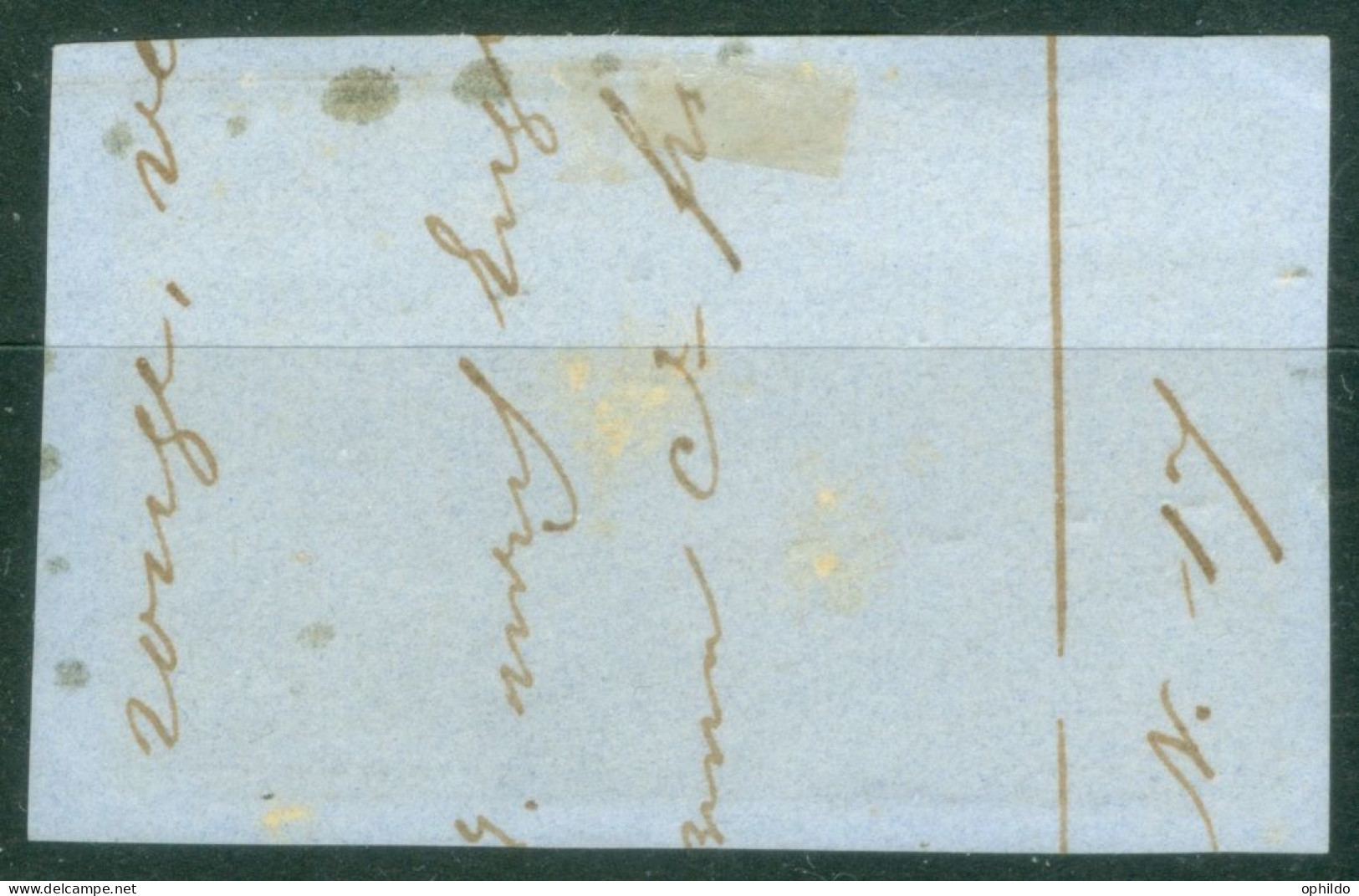 France   10  En Paire Sur Fragment Lettre Ob Roulette De Points   Voir Scan Et Description   - 1852 Luigi-Napoleone
