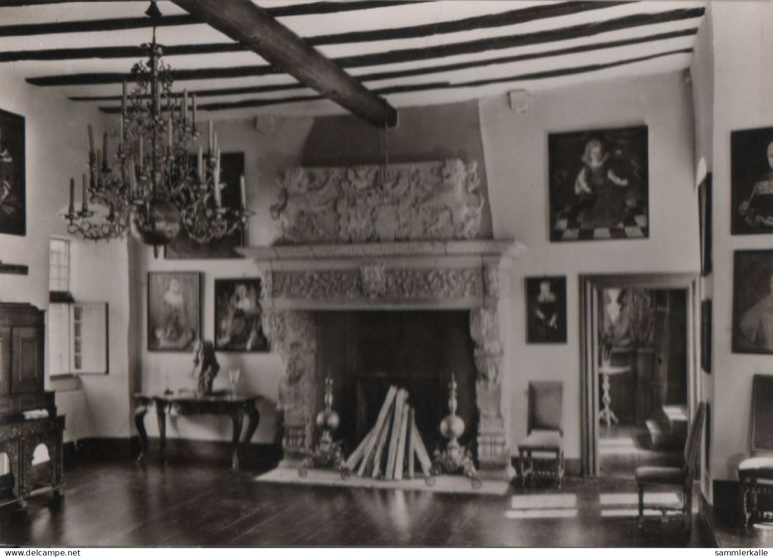 56926 - St. Johann, Schloss Bürresheim - Roter Salon - Ca. 1960 - Mayen