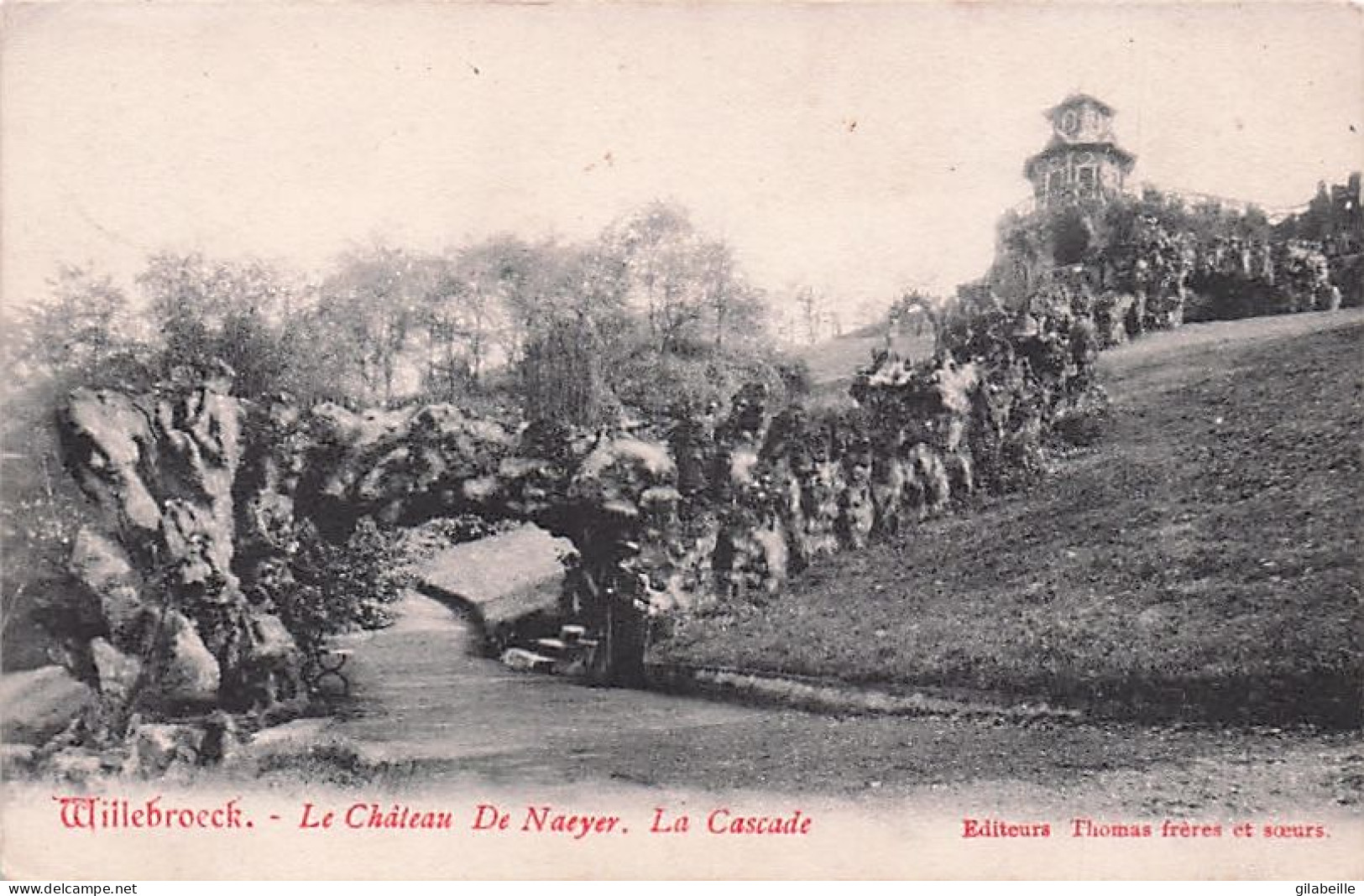 WILLEBROECK - Le Chateau De Naeyer - La Cascade - 1908 - Willebroek