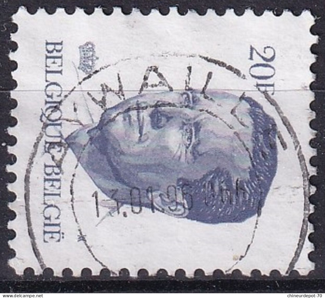 ROI CACHET AYWAILLE - Used Stamps