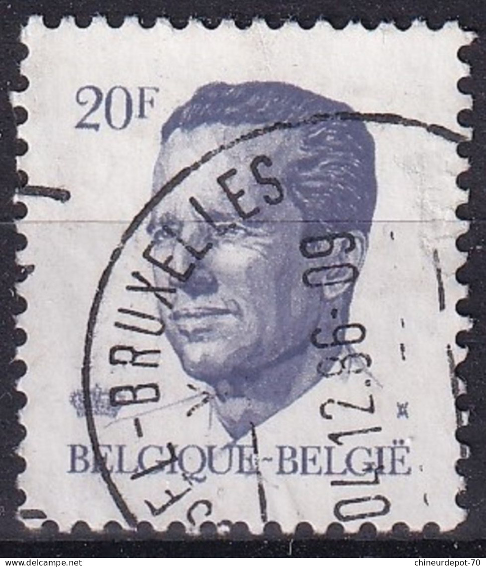 ROI CACHET BRUXELLES - Used Stamps