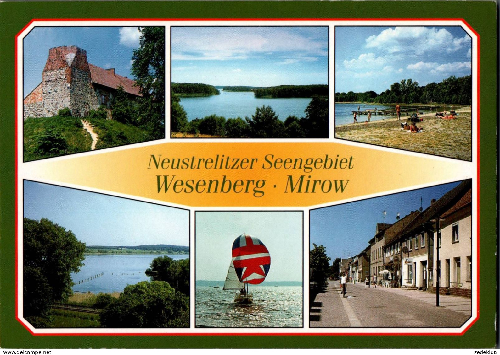 H1198 - TOP Wesenberg Mirow Neustrelitzer See - Bild Und Heimat Reichenbach Qualitätskarte - Neustrelitz