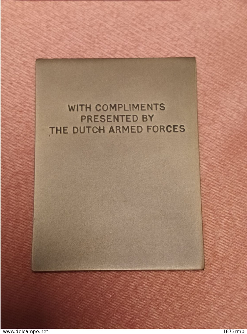 PETITE MEDAILLE DE MERITE REMERCIEMENTS NEERLANDAISE, DUTCH ARMED FORCES AVEC BOITE - Altri & Non Classificati