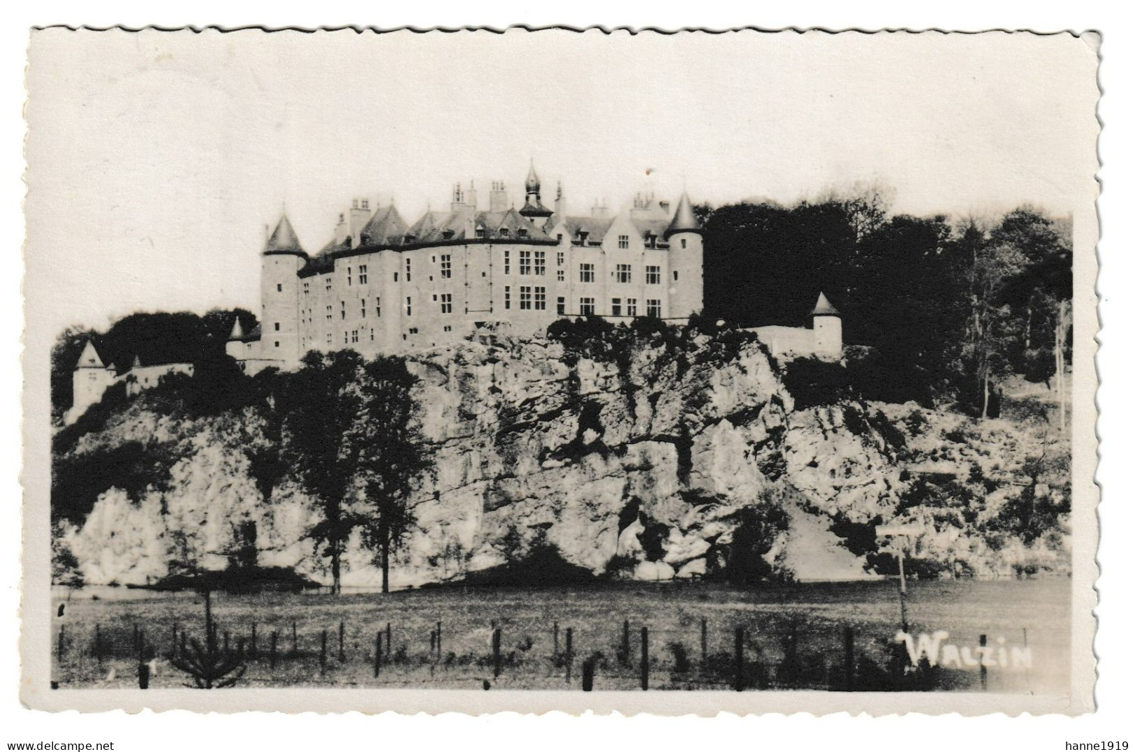 Dinant Chateau Walzin Cachet 1936 Dinant Htje - Dinant