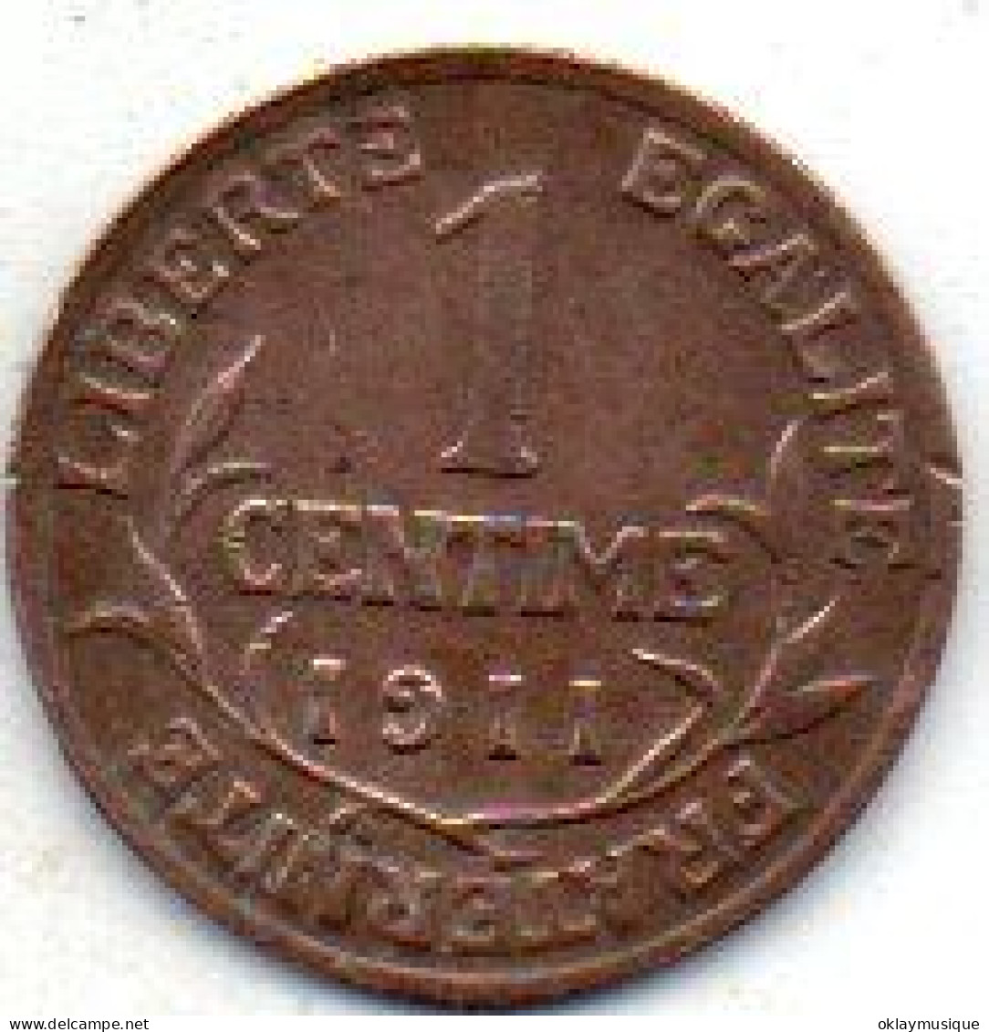 1 Centime 1911 - 10 Centimes