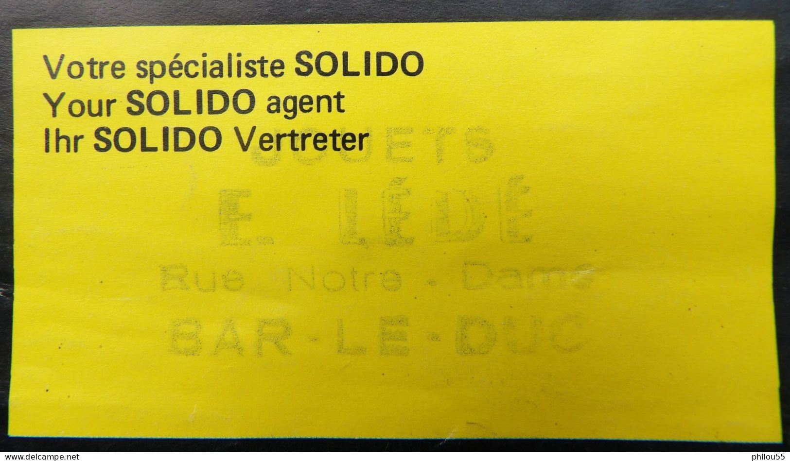 55 BAR LE DUC Catalogue SOLIDO  Nouveautes  1979 - Collections