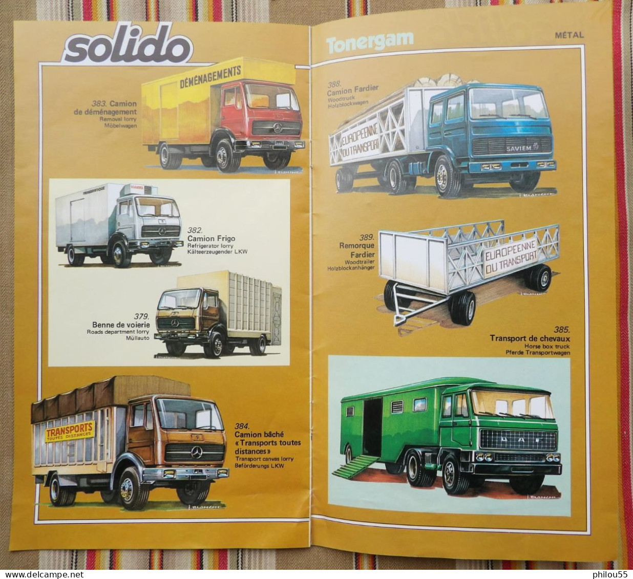 55 BAR LE DUC Catalogue SOLIDO  Nouveautes  1979