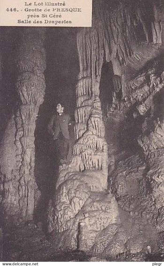 0-46281 01 - ST MEDARD DE PRESQUE - GROTTE - LOT DE 15 CARTES - Saint-Céré