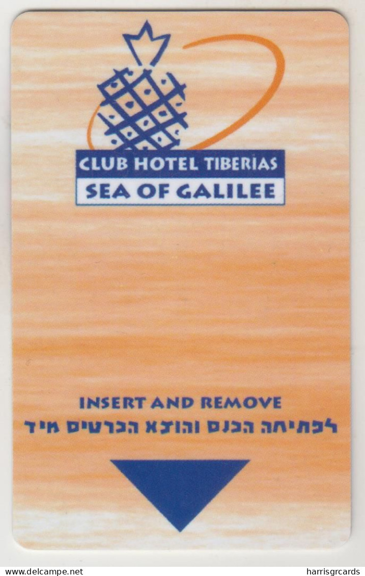 ISRAEL Hotel Keycard - Club Hotel Tiberias Sea Of Galilee ,used - Cartas De Hotels