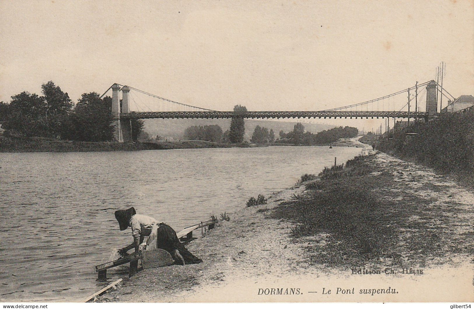 DORMANS -51- Le Pont Suspendu. - Dormans