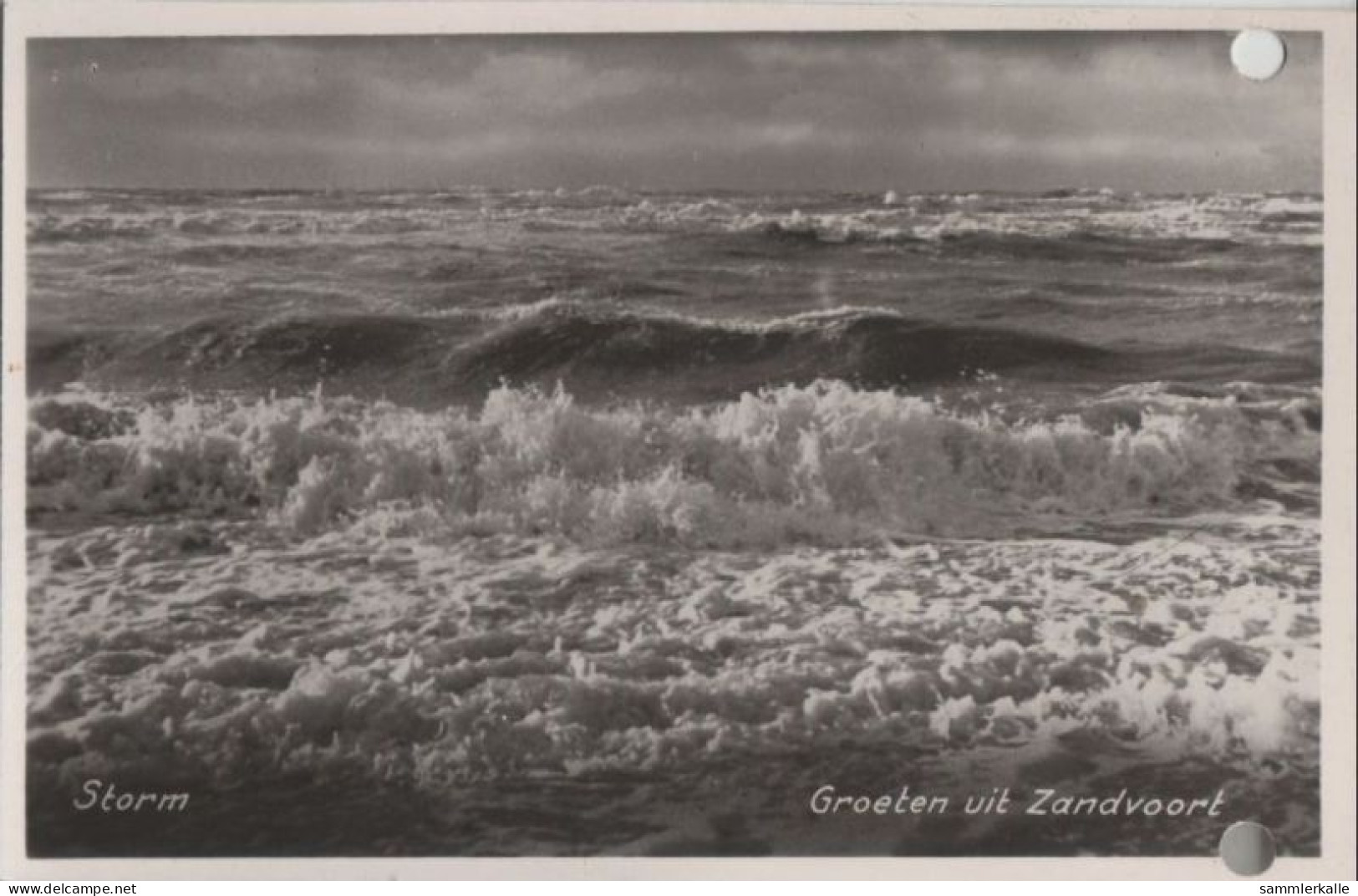 54636 - Niederlande - Zandvoort - Storm - Ca. 1955 - Zandvoort