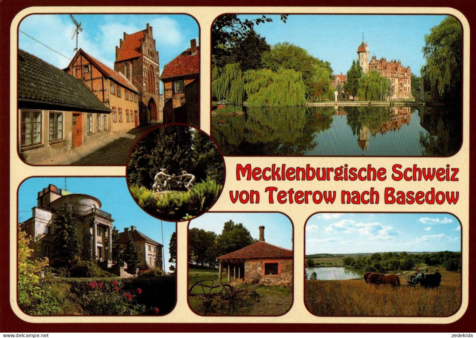 H1208 - TOP Teterow Basedow - Bild Und Heimat Reichenbach Qualitätskarte - Teterow