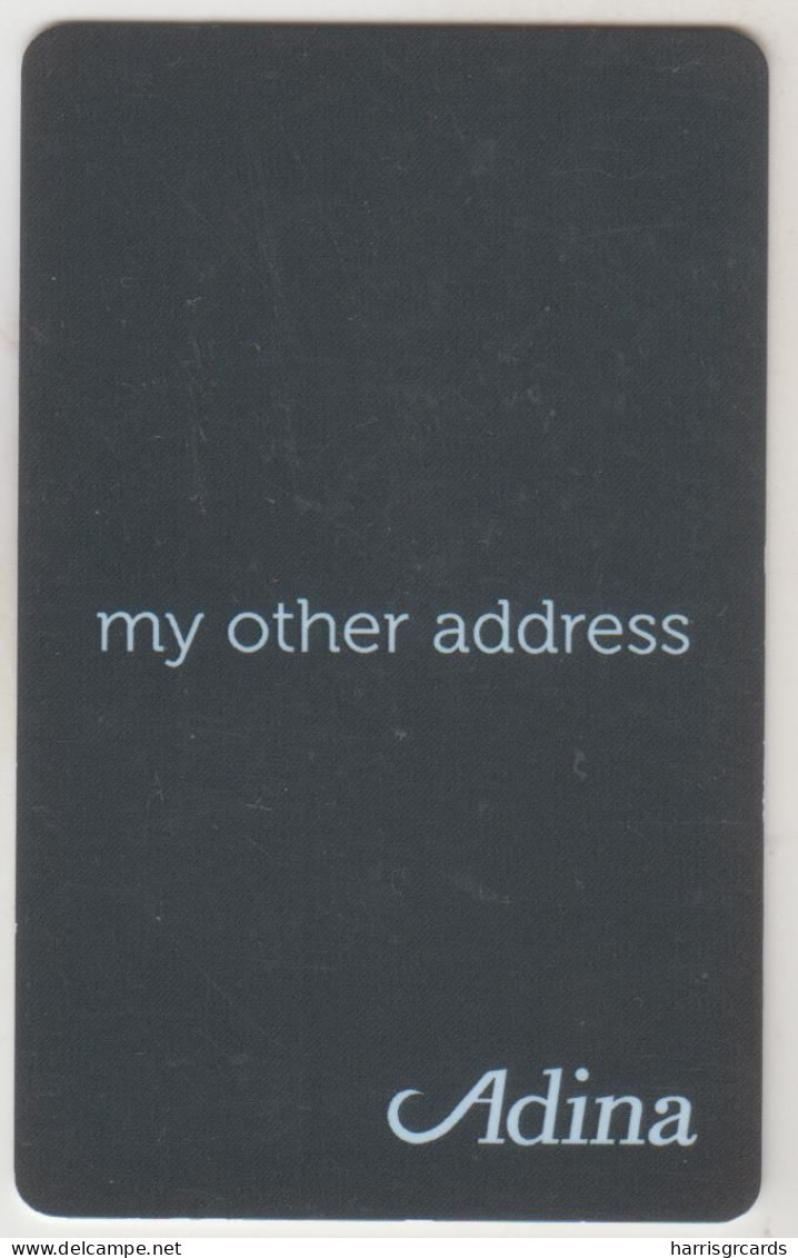 AUSTRALIA Hotel Keycard - My Other Address, Adina ,used - Cartas De Hotels