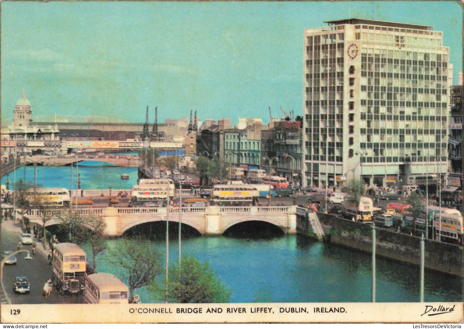 IRLANDE - Dublin - O'connell Bridge And River Liffey - Animé - Carte Postale - Dublin