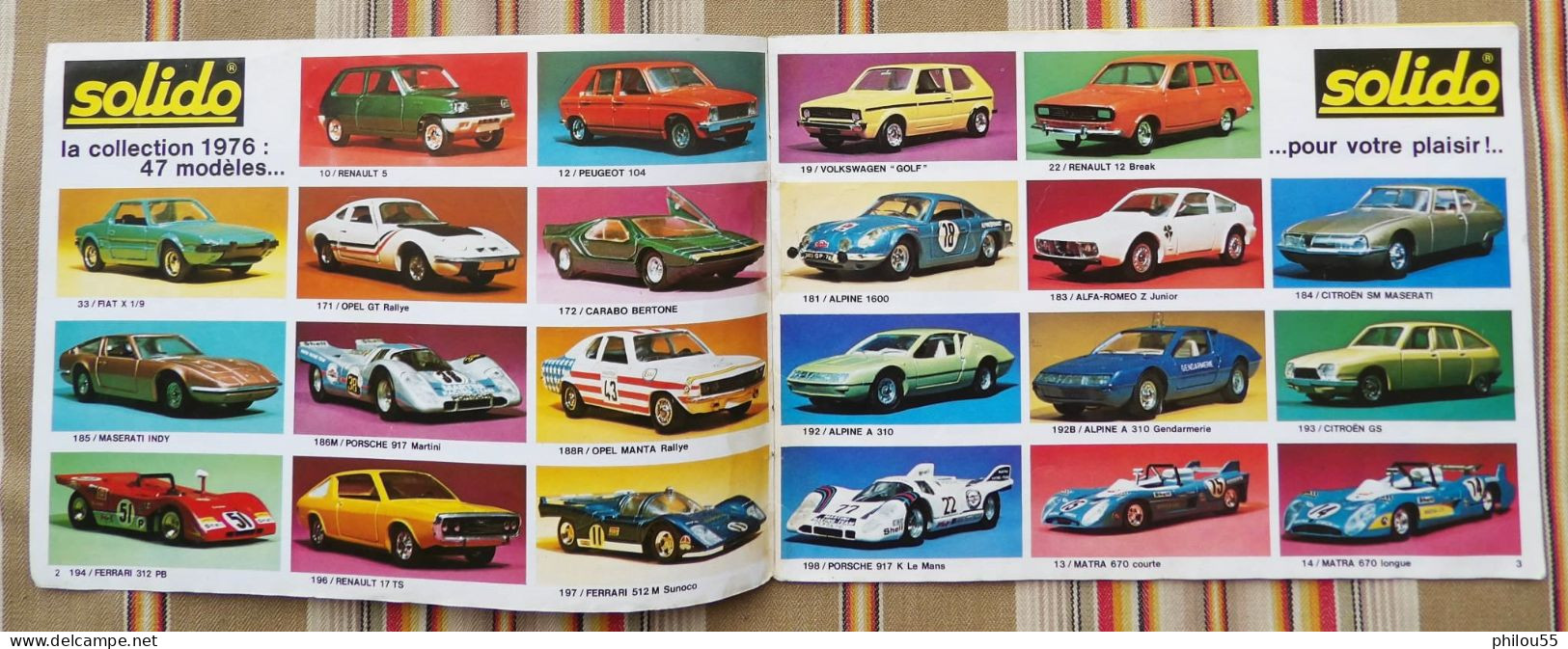 55 VERDUN Catalogue SOLIDO  1976 Illustrateur - Sammlungen