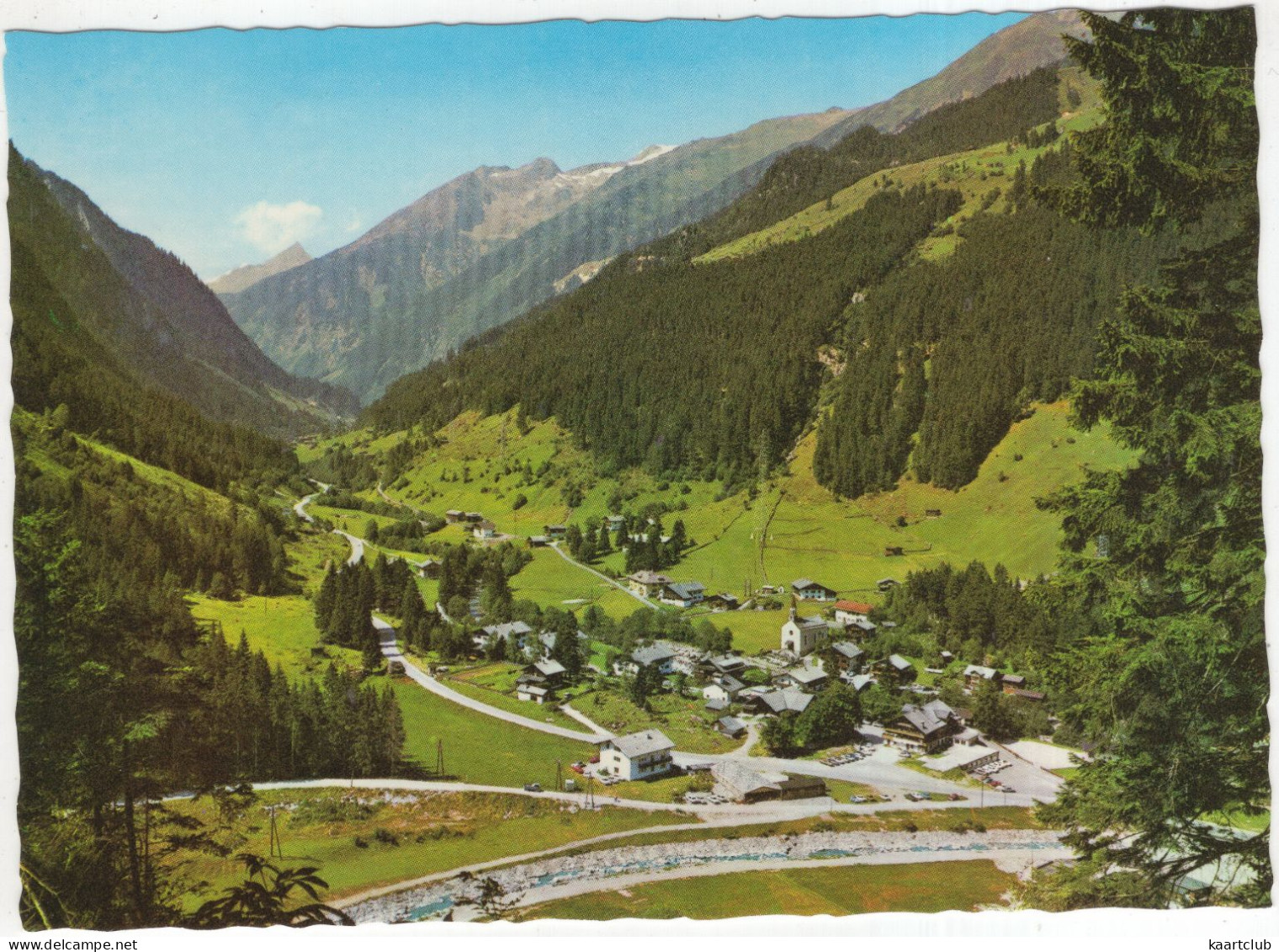 Ginzling, 999 M Im Zemmgrund Gegen Schrammacher, 3411 M - Zillertal, Tirol - (Österreich/Austria) - Zillertal