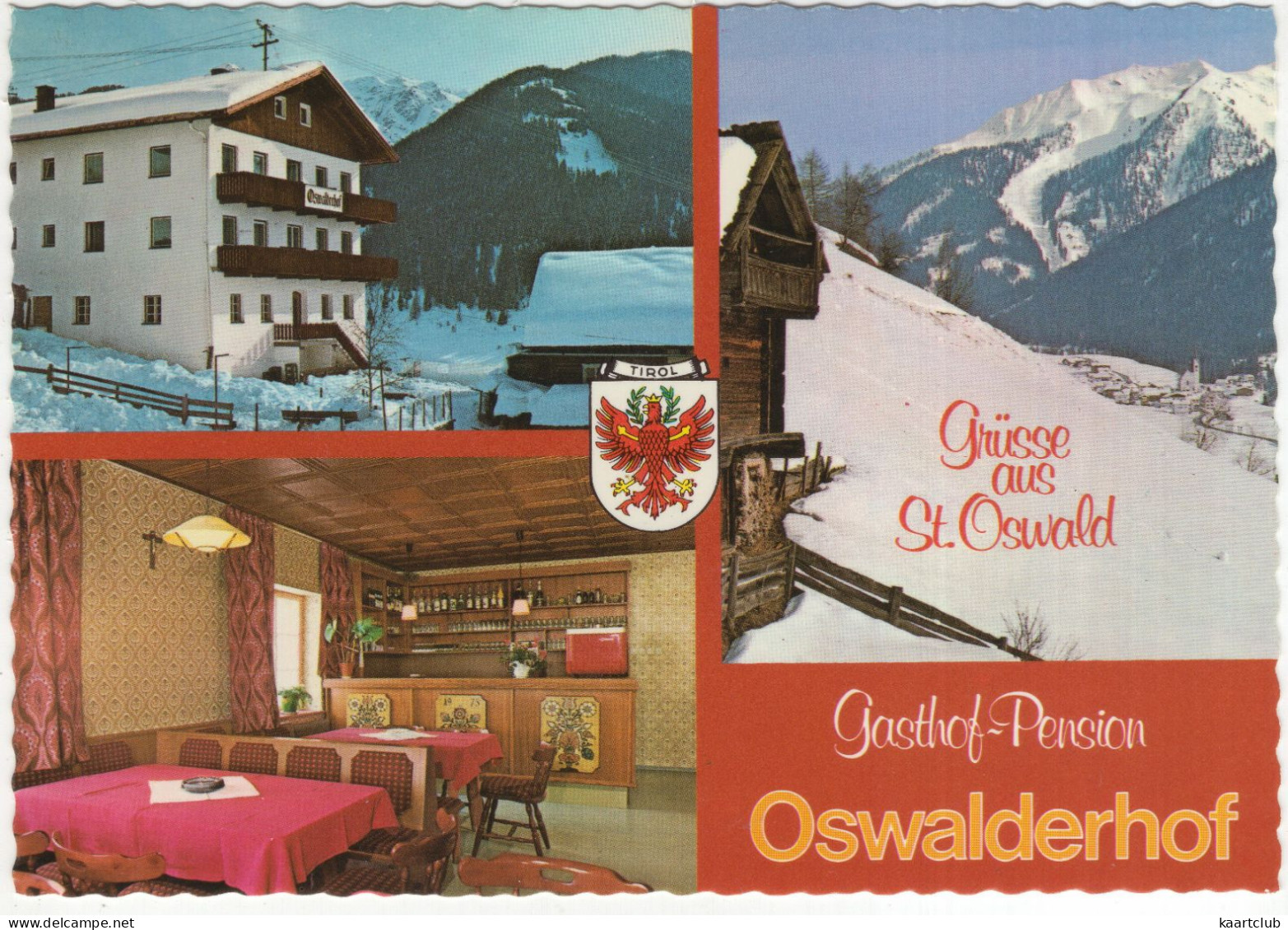 Kartitsch, Osttirol - Gasthof-Pension 'Oswalderhof', 1400 M - St. Oswald - (Österreich/Austria) - Lienz