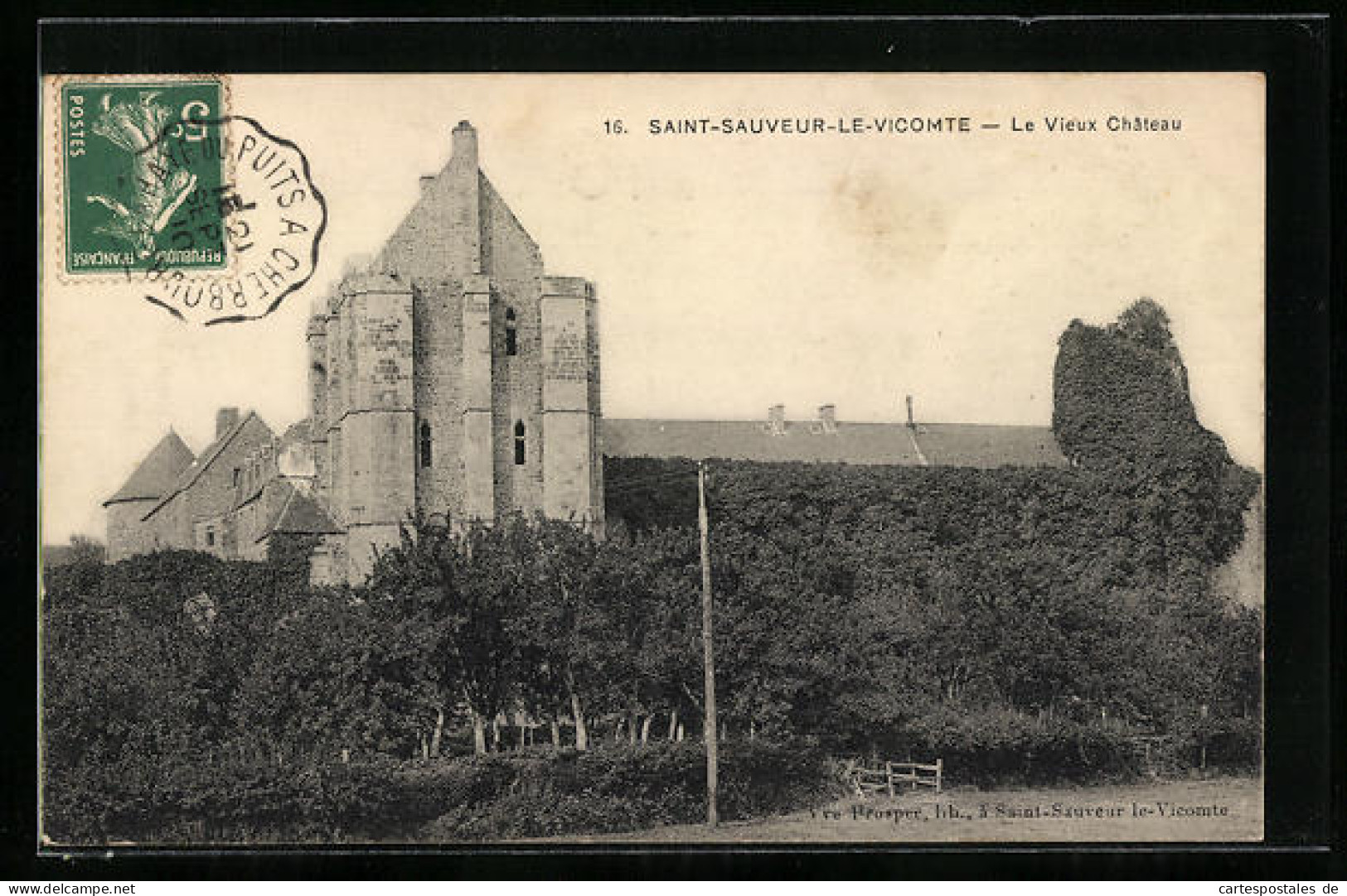 CPA Saint-Sauveur-Le-Vicomte, Le Vieux Chateau  - Saint Sauveur Le Vicomte