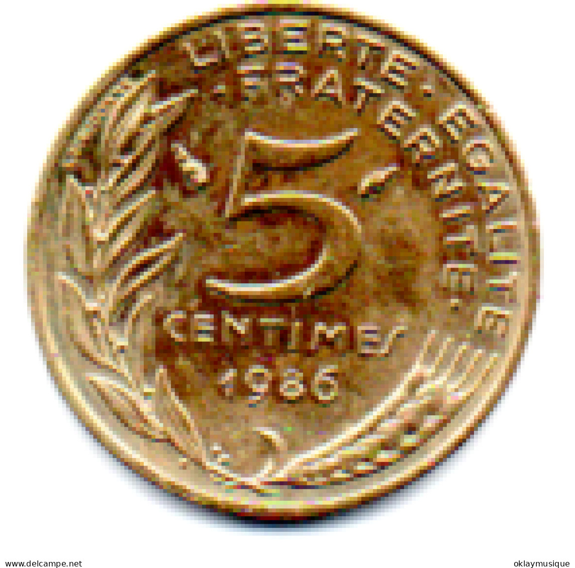 5 Centimes 1986 - 5 Centimes