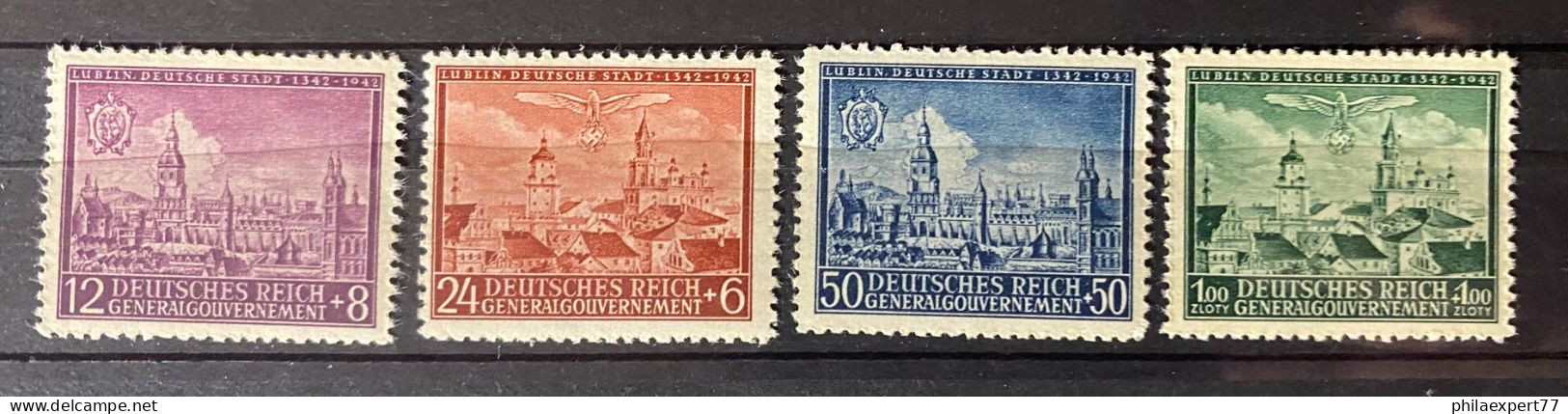 Deutsche Besetzung WWII - Generalgouvernement - 1942 - Michel Nr. 92/95 - Postfrisch - General Government