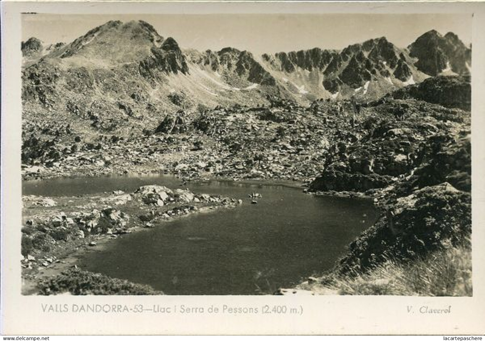 X127525 ANDORRE ANDORRA VALLS D' ANDORRA LLAC I SERRA DE PESSONS 2400 M. - Andorra