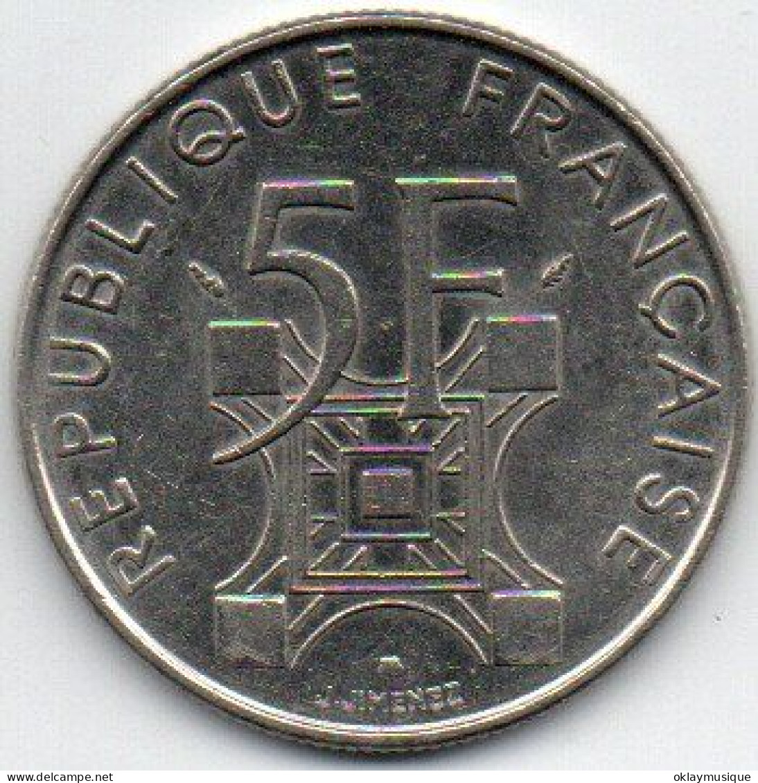 5 Francs 1989 - 5 Francs