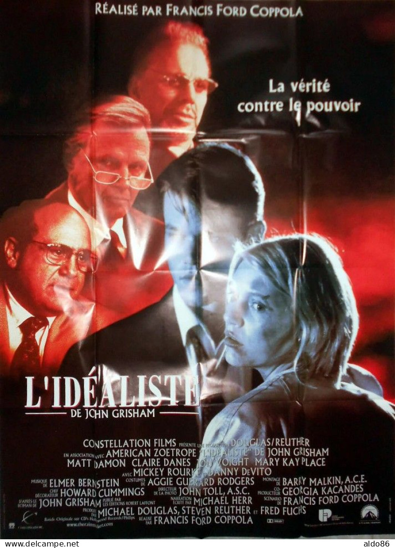Affiche 120 X 160 Du Film L'IDEALISTE Francis Ford Coppola Matt Damon 1998 - Afiches