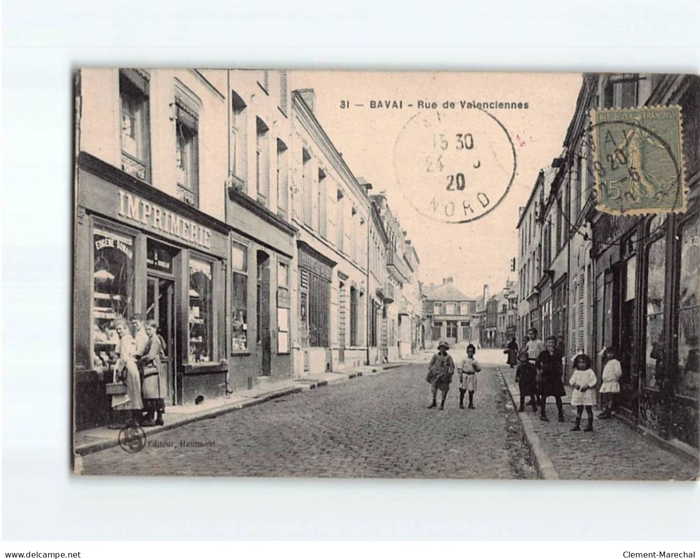 BAVAIÂ : Rue De Valenciennes â état - Bavay