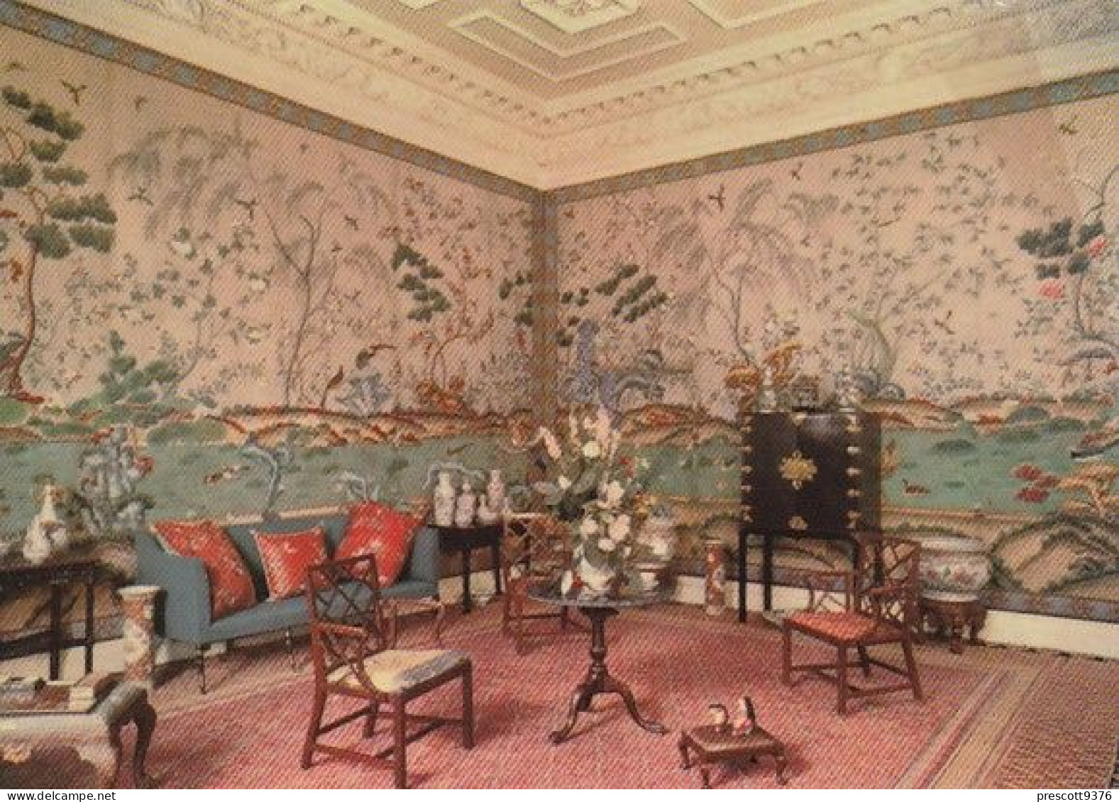 Woburn Abbey, The Chinese Room - Bedfordshire - Unused Postcard - Other & Unclassified