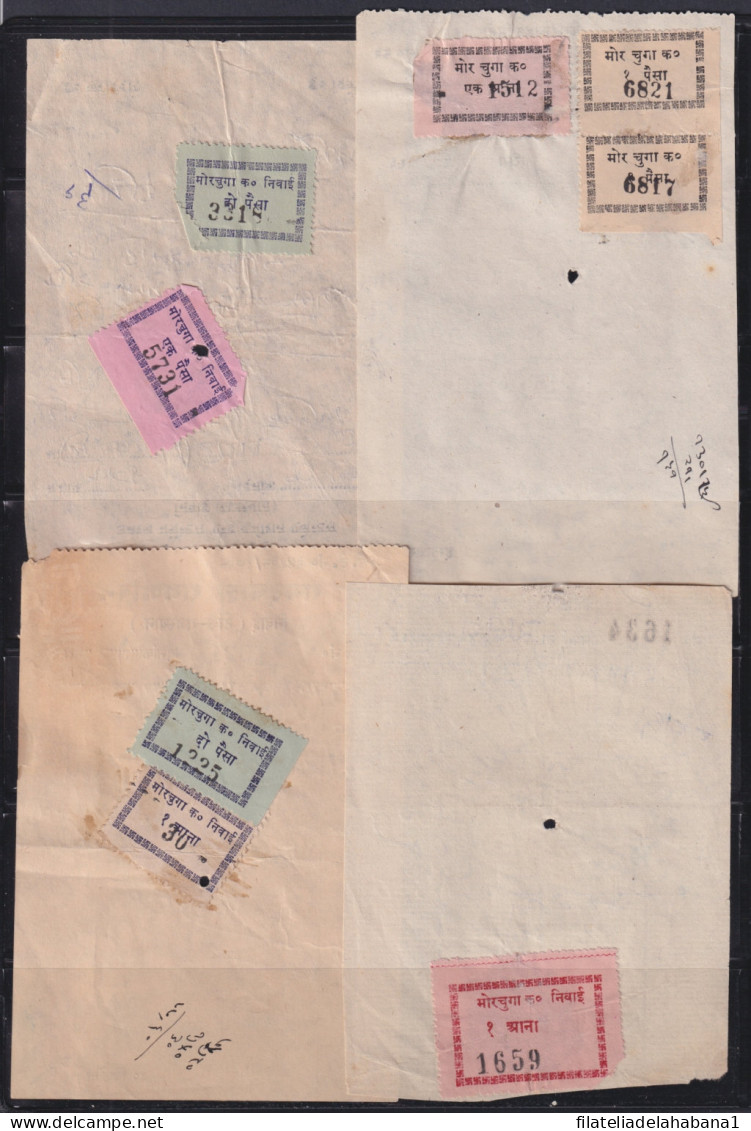 F-EX49755 INDIA UK ENGLAND REVENUE RELIEF RAISING FUND STAMPS LOT.  - Official Stamps