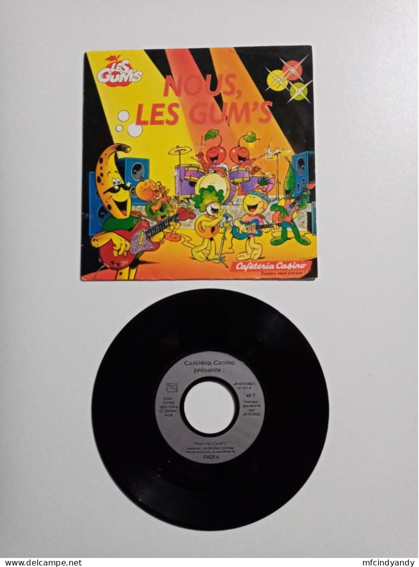 Vinyle 45T  Nous Les Gum's - Cafétéria Casino - Autres - Musique Française