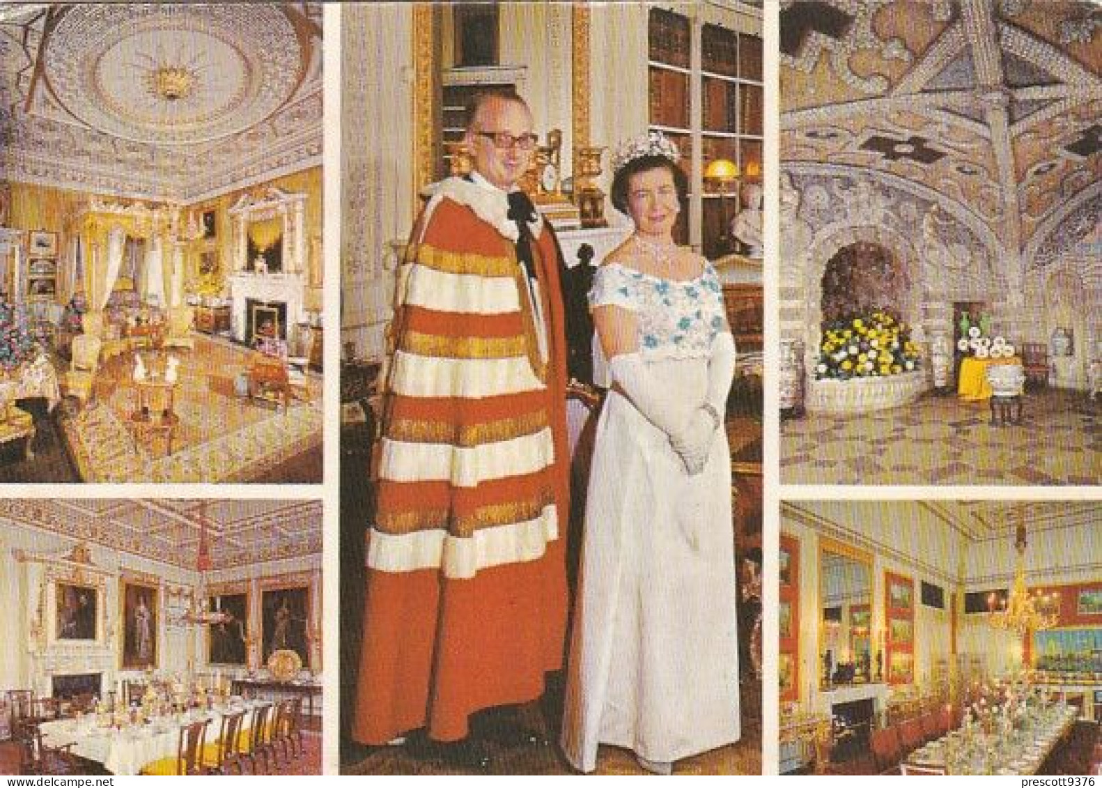 Woburn Abbey, Multiview, The Duke & Duchess Of Bedford - Bedfordshire - Unused Postcard - Other & Unclassified