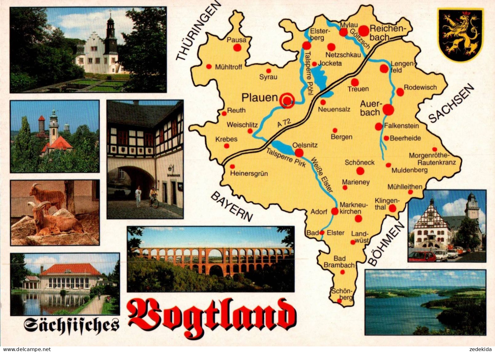 H1213 - TOP Vogtland Plauen Auerbach - Bild Und Heimat Reichenbach Qualitätskarte - Vogtland