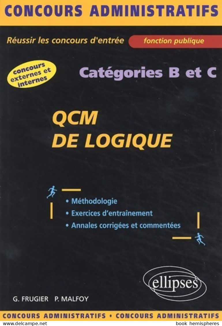 QCM De Logique : Catégories B Et C (2002) De Patrick Malfoy - 18 Ans Et Plus