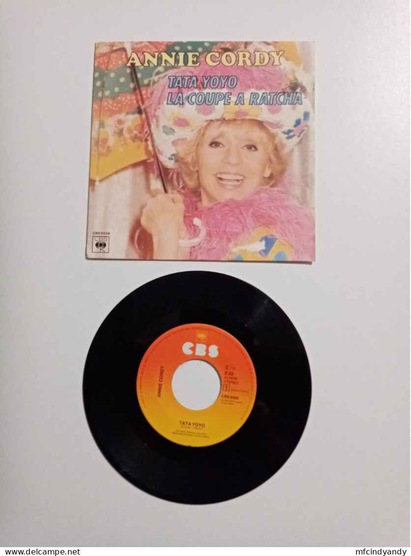 Vinyle 45T  Anny Cordy - Tata Yoyo - Autres - Musique Française