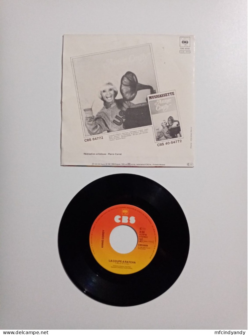 Vinyle 45T  Anny Cordy - Tata Yoyo - Autres - Musique Française