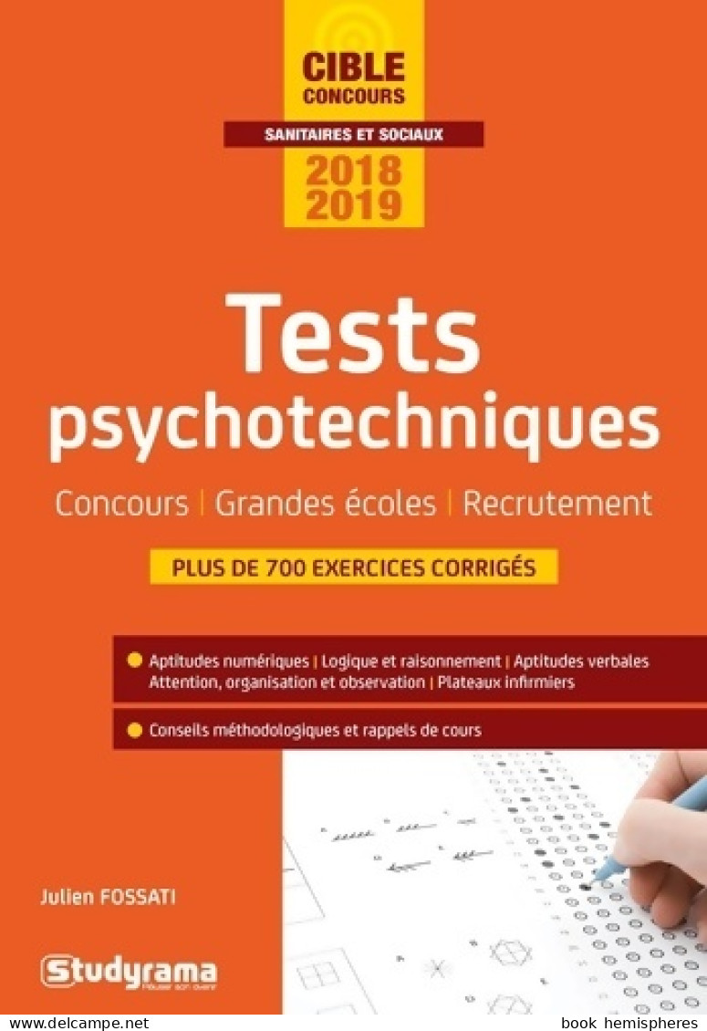 Tests Psychotechniques (2018) De Julien Fossati - 18 Anni E Più