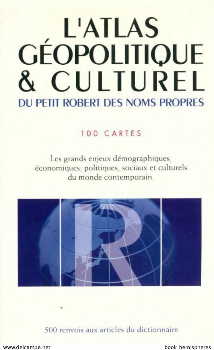 L'atlas Géopolitique & Culturel (2002) De Collectif - Karten/Atlanten