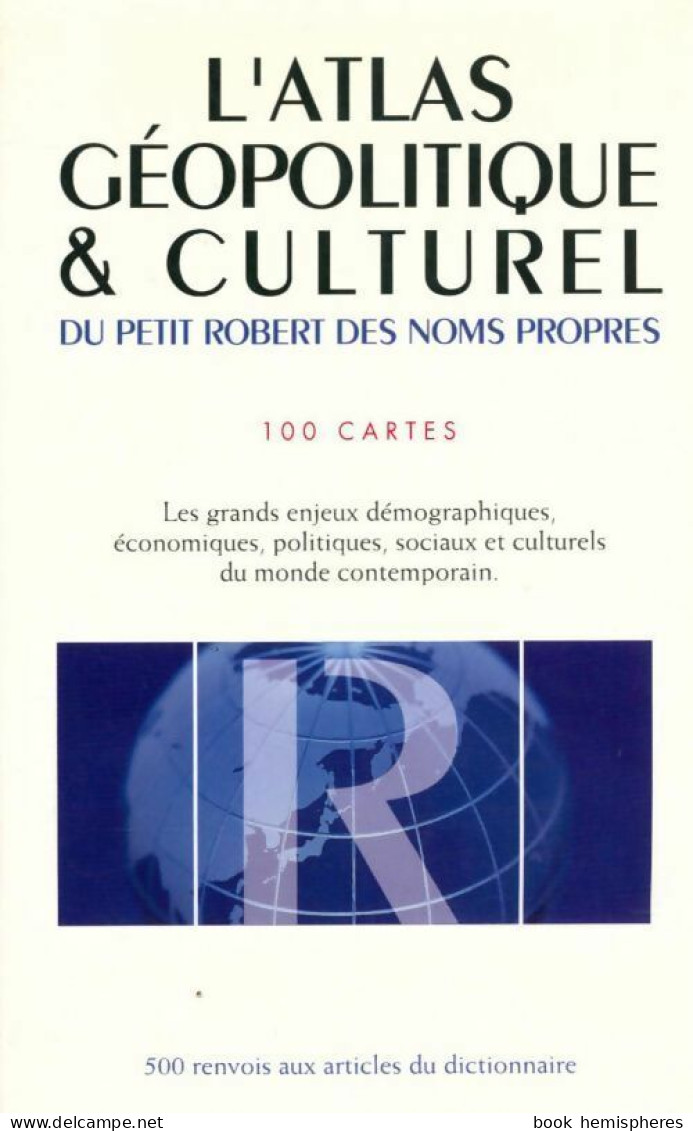 L'atlas Géopolitique & Culturel (2002) De Collectif - Mapas/Atlas