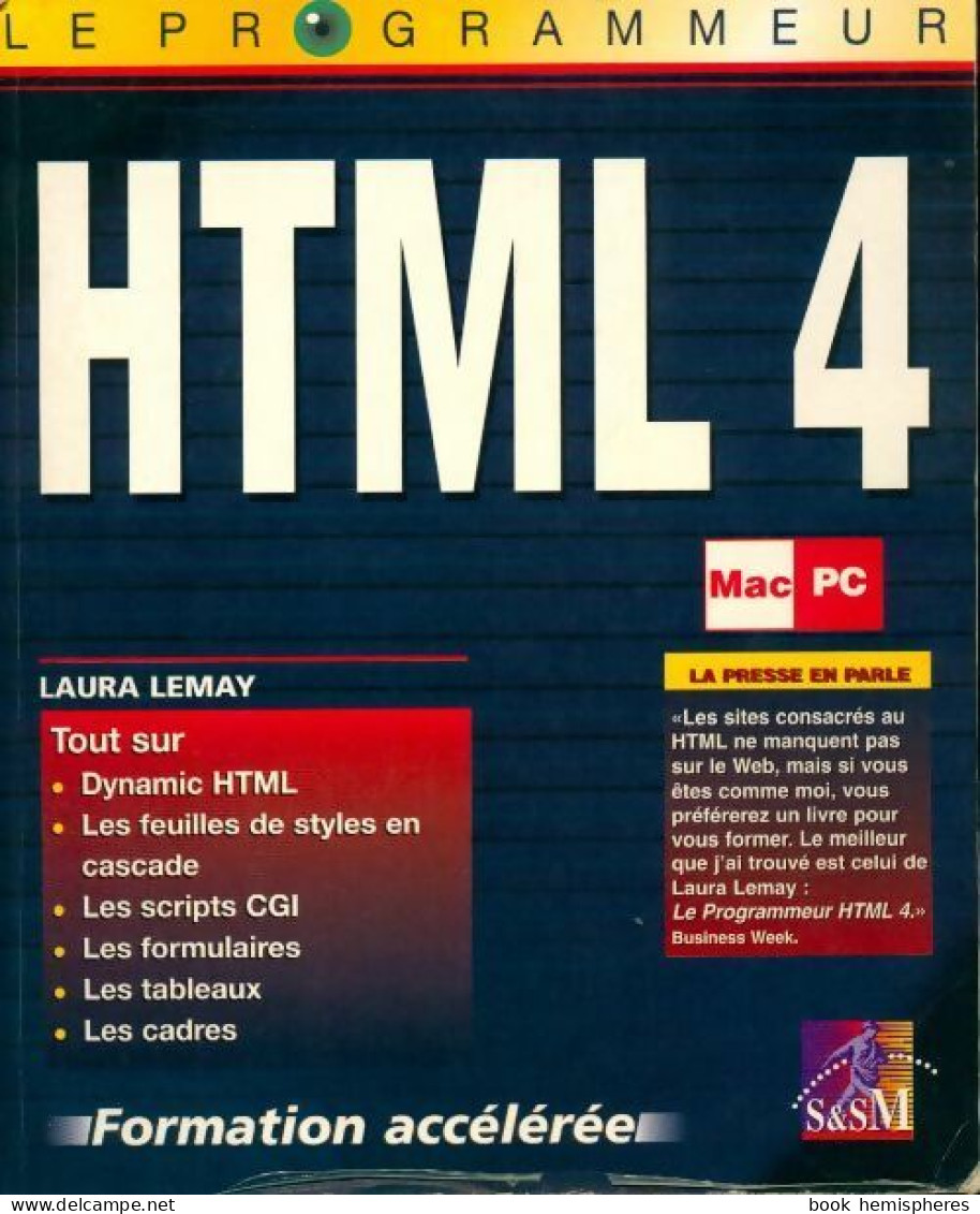 HTML 4 (1998) De Laura Lemay - Informatique