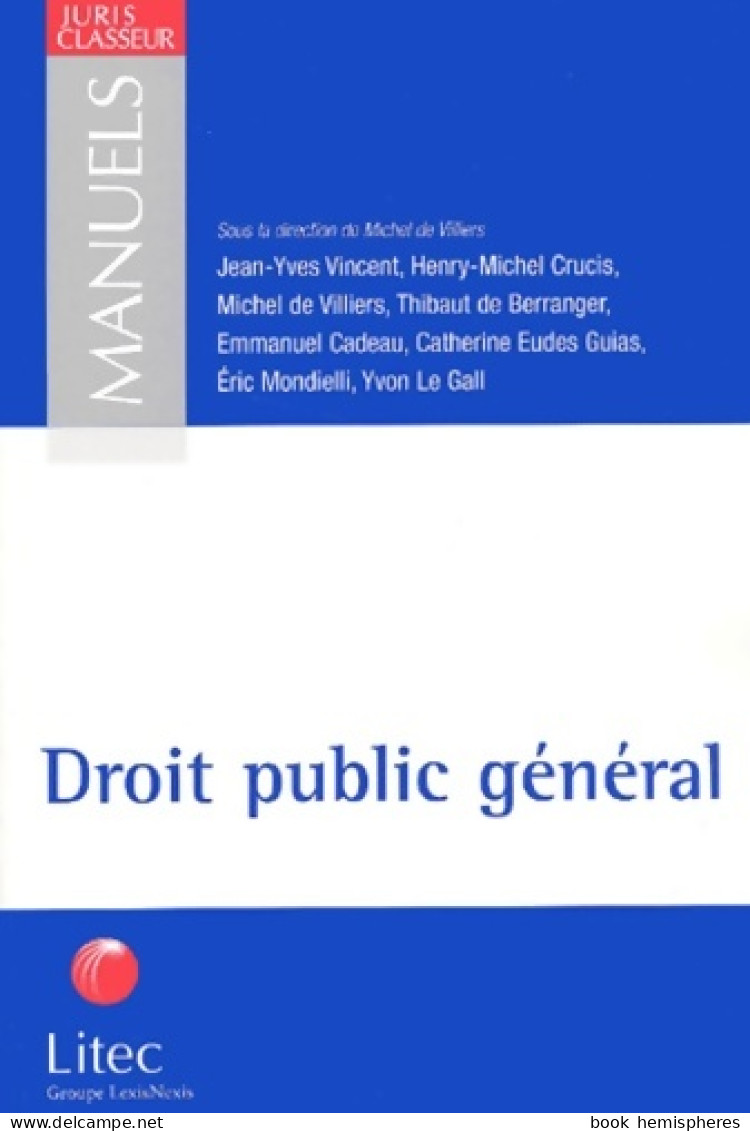 Droit Public Général (2002) De Collectif - Recht